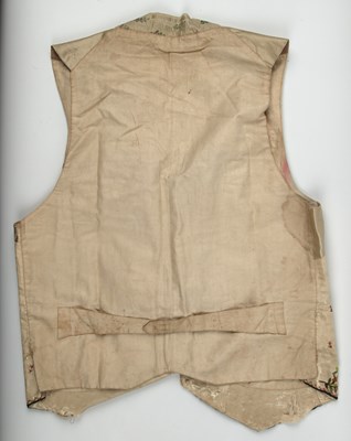Lot 242 - A Georgian silk embroidered waistcoat,...
