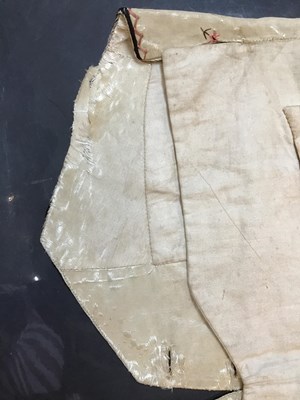 Lot 242 - A Georgian silk embroidered waistcoat,...