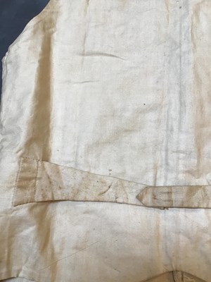 Lot 242 - A Georgian silk embroidered waistcoat,...