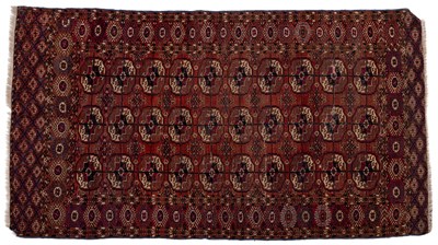 Lot A mid 19th century Tekke Turkoman rug with...