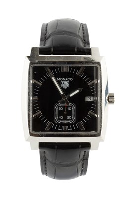 Lot A Gentleman's stainless steel automatic Monaco...