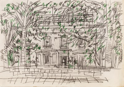 Lot 152 - 20th Century British School 'Study of a house',...