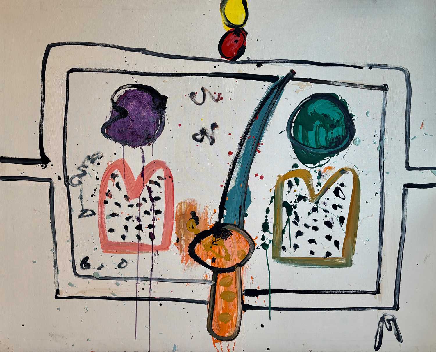 Lot 251 - Alan Davie (1920-2014) Bread and Cheese,...