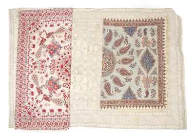 Lot 41 - A collection of block print linen