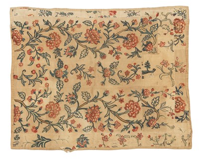 Lot 43 - A Piece of Elizabethan or Jacobean Crewelwork