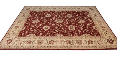 Lot 285 - A Ziegler style carpet