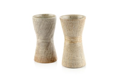 Lot 525 - Sarah Walton (b.1945) Pair of vases stoneware,...