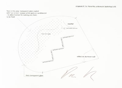 Lot 361 - Dan Graham (1942-2022) Proposal #1 for...