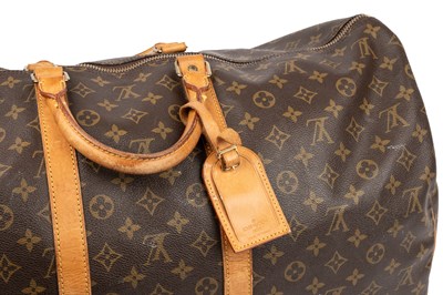 Lot 504 - Louis Vuitton Paris 'Keepall 55' bag in iconic...