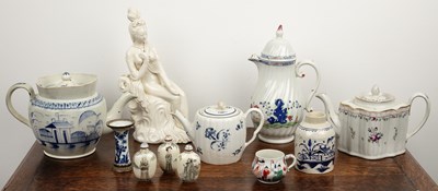 Lot 432 - Group of china including a Chinese model of...