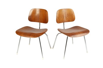 Lot 810 - Charles and Ray Eames A pair of DCM side chair,...