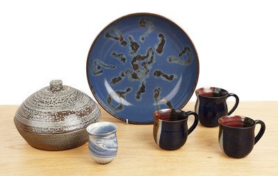 Lot 288 - Collection of studio pottery comprising Phil...