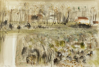 Lot 356 - John Piper (1903-1992) French Landscape -...