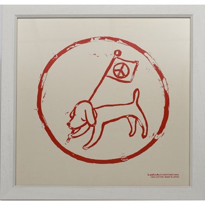 Lot 843 - Yoshitomo Nara (b.1959) Peace Dog (red)...