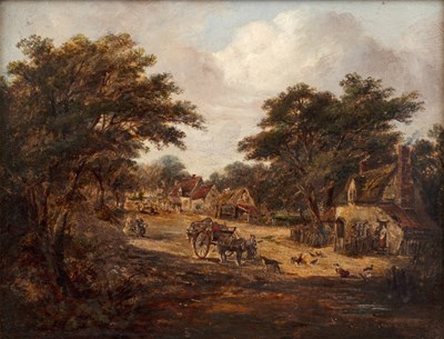 Lot 172 - Robert Burrows R.A. (British, 1810-1883) oil...