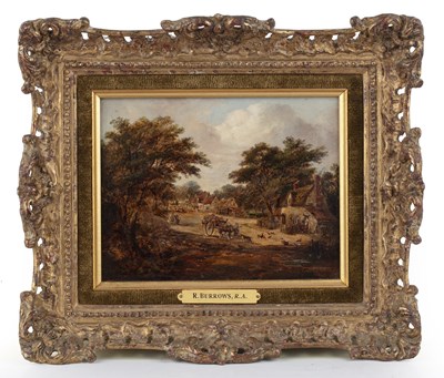 Lot 172 - Robert Burrows R.A. (British, 1810-1883) oil...