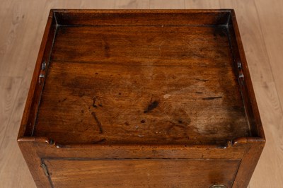 Lot 153 - A 19th century mahogany pot cupboard