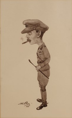 Lot 158 - Early 20th Century School caricature-style...