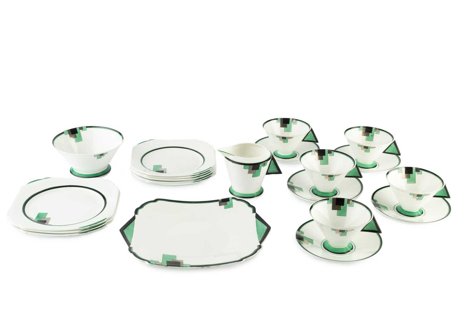 Lot 735 - Eric Slater (1902-1984) for Shelley Art Deco...