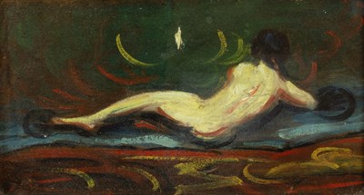 Lot 434 - Manner of Edvard Munch (1863-1944) Nude, circa...