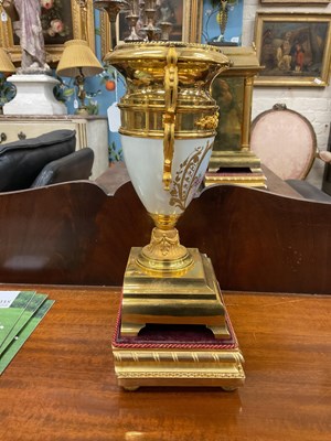 Lot 315 - A 19th century French ormolu garniture de cheminée