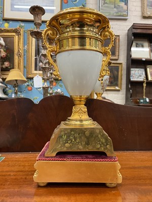 Lot 315 - A 19th century French ormolu garniture de cheminée
