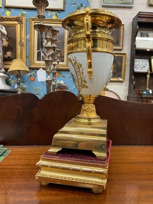 Lot 315 - A 19th century French ormolu garniture de cheminée