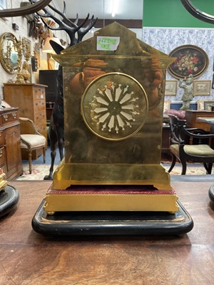 Lot 315 - A 19th century French ormolu garniture de cheminée
