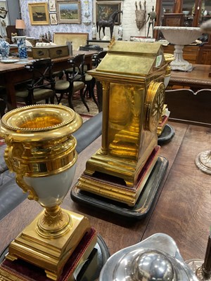 Lot 315 - A 19th century French ormolu garniture de cheminée