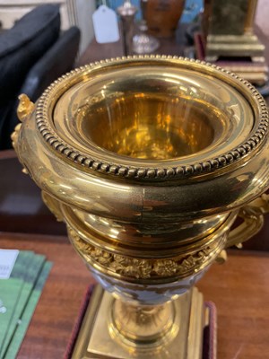 Lot 315 - A 19th century French ormolu garniture de cheminée