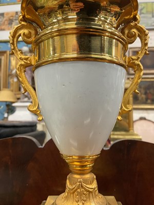 Lot 315 - A 19th century French ormolu garniture de cheminée