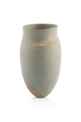 Lot 595 - Jennifer Lee (b.1956) Tall grey asymmetric,...