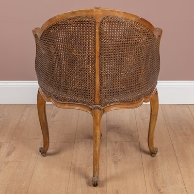 Lot 1175 - A French Rococo style desk chair
