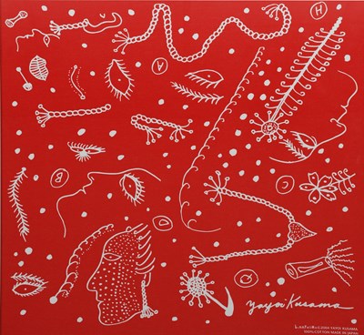 Lot 137 - Yayoi Kusama (b.1929) Faces (Red), 2004...