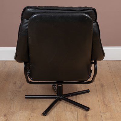 Lot 1049 - A Skoghaug Industries reclining swivel armchair