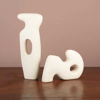 Lot 1095 - Two abstract sculptural forms