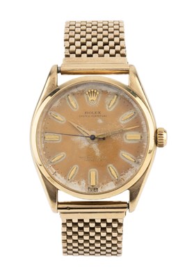 Lot 345 - An 'Oyster Perpetual' watch head by Rolex, the...