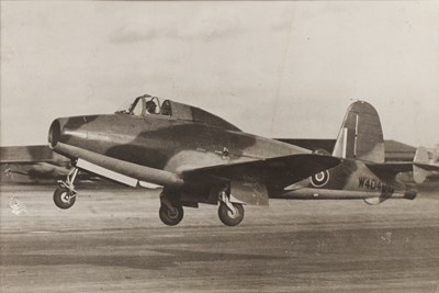 Lot 190 - Monochrome photograph of a Gloster Whittle...