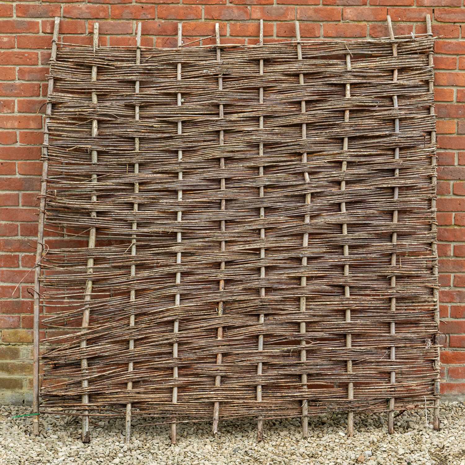 Lot 1286 - A wattle or hazel fence panel