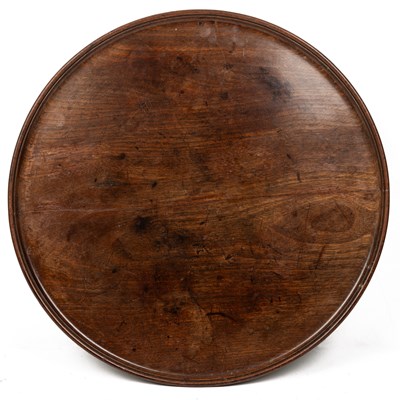 Lot 516 - A George III circular mahogany tray