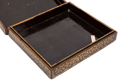 Lot 362 - Two lacquered and gilt-decorated boxes