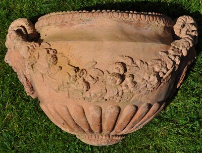 Lot 1335 - A terracotta wall pocket