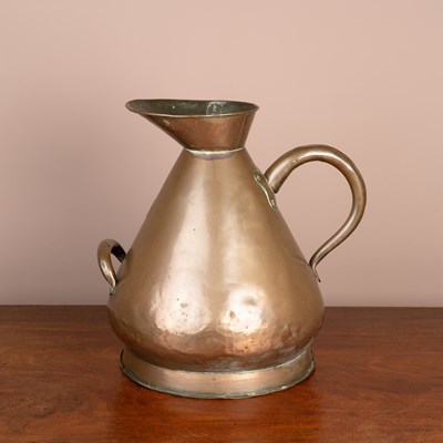 Lot 1182 - A copper five gallon haystack measure