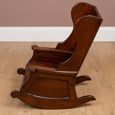 Lot 186 - A mahogany child's 'shepherd chair'