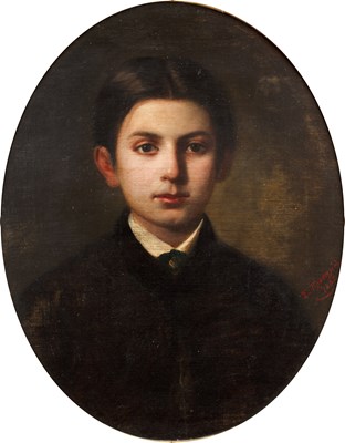 Lot 505 - Russian school (19th century) Portrait of a...