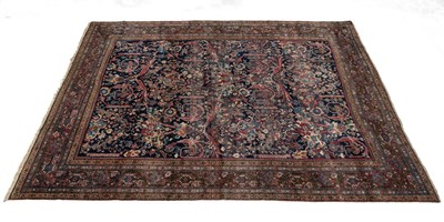 Lot 370 - A 20th century hand woven woollen Hamadan style rug