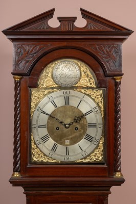 Lot 430 - A mahogany longcase clock