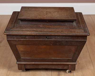 Lot 273 - A Regency mahogany wine cooler