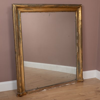 Lot 258 - A 19th century overmantel mirror