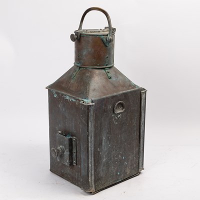 Lot 1379 - An Anderson & Glyde ship's lantern